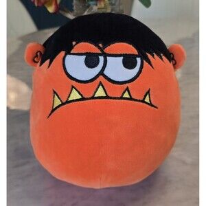 Ryan's World Squishmallow Moe the Monster 7” Orange Black Plush